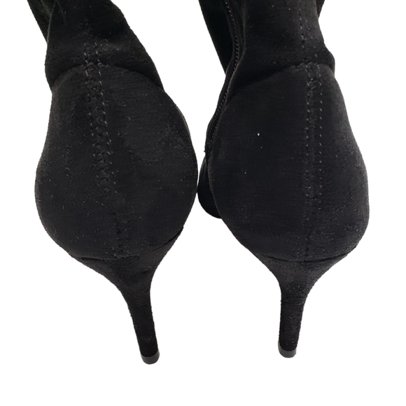 Melrose and Market | Luna Black Microfiber Stiletto Over The Knee Boots Women 6 - Picture 4 of 8